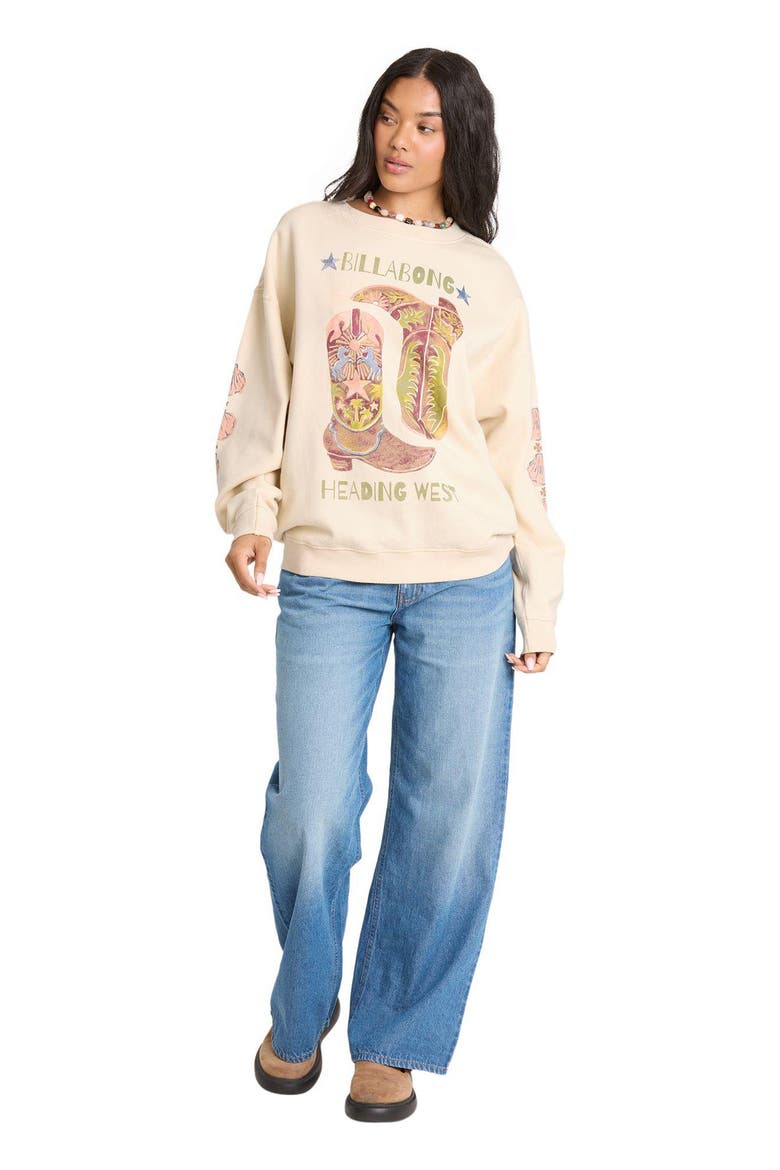 Ride In Graphic Sweatshirt, Alternate, color, WHITE CAP