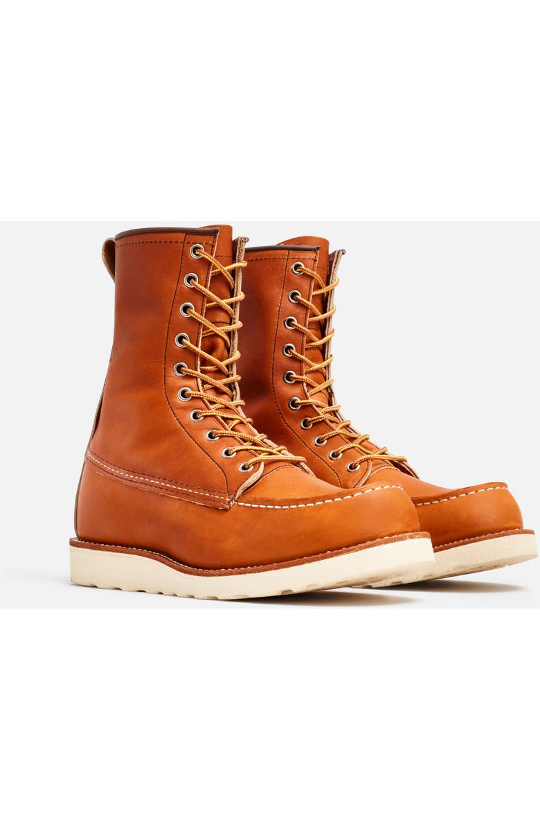 Red Wing Heritage 8-inch Classic Moc<sup>®</sup> Legacy Leather Boot, Alternate, color, Oro Legacy