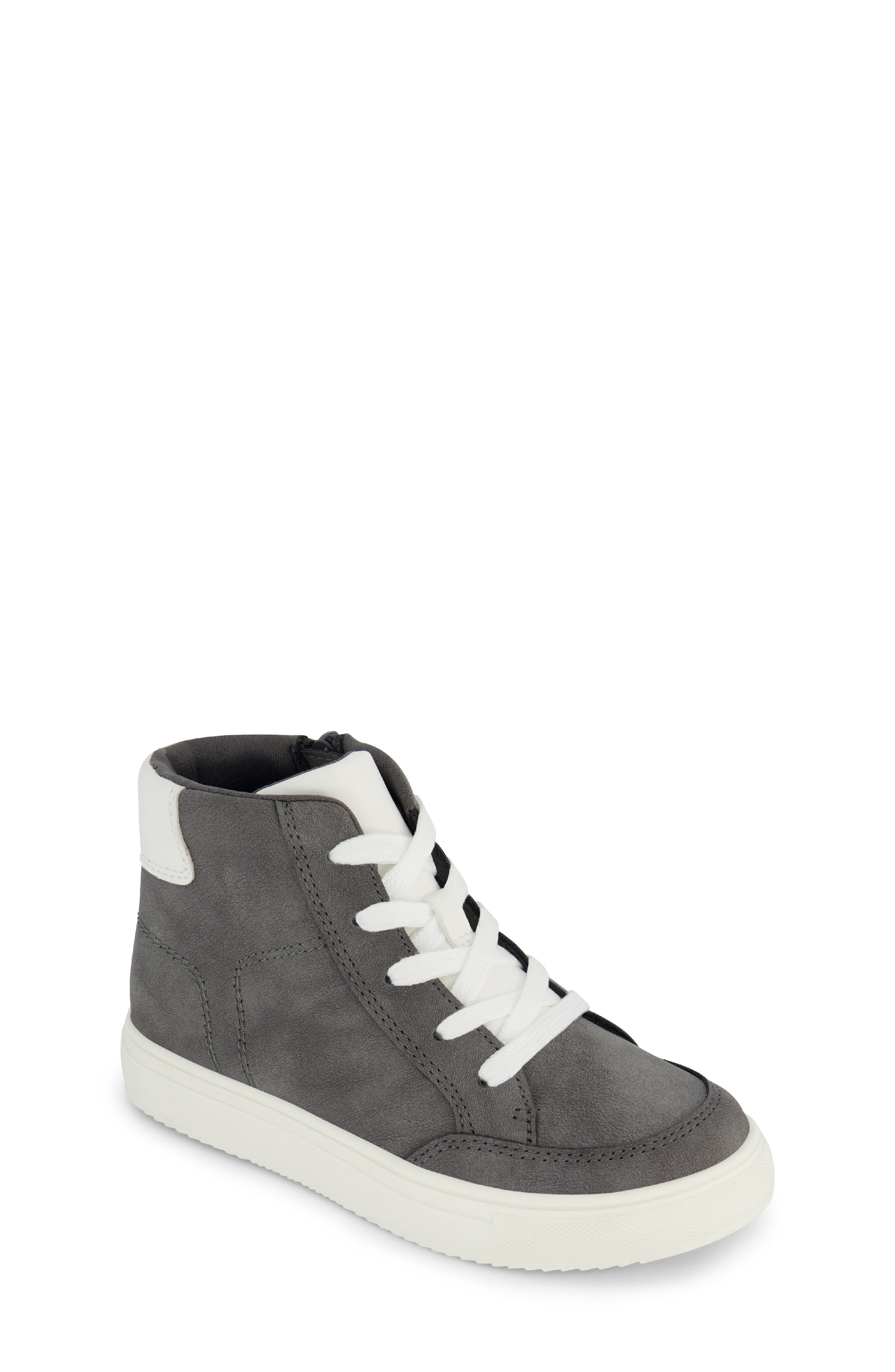 Kenneth Cole Kids' Aaron Dutton High Top Sneaker, Main, color, Grey