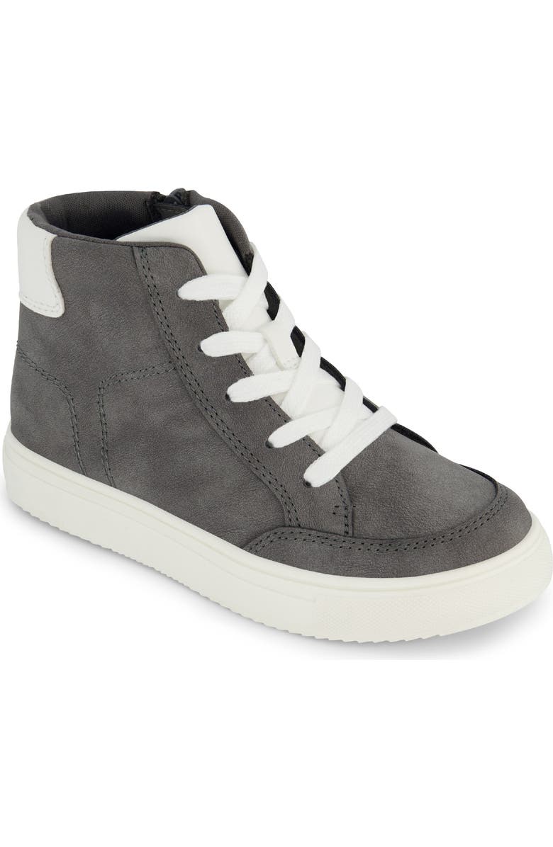 Kenneth Cole Kids' Aaron Dutton High Top Sneaker, Main, color, Grey