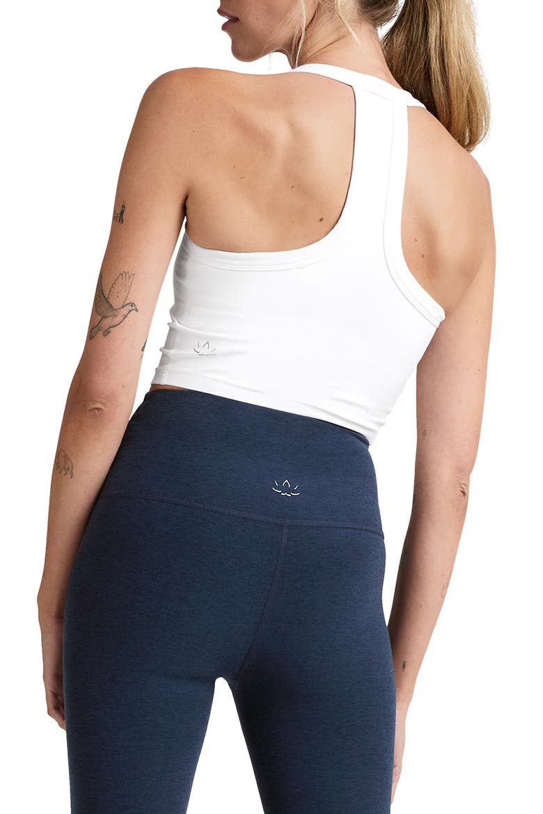 Space Dye On the Up Crop Tank, Alternate, color, CLOUD WHITE