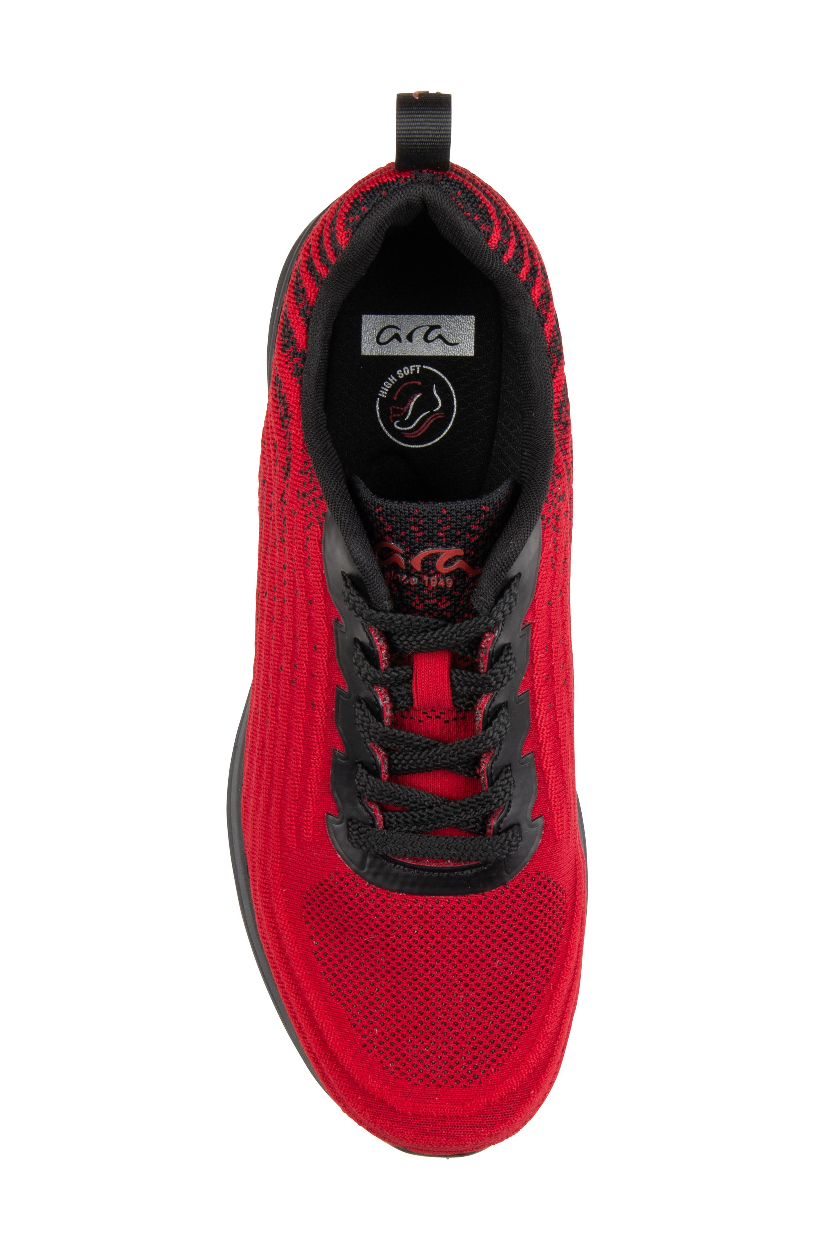 ara Charles Water Resistant Sneaker, Alternate, color, Red