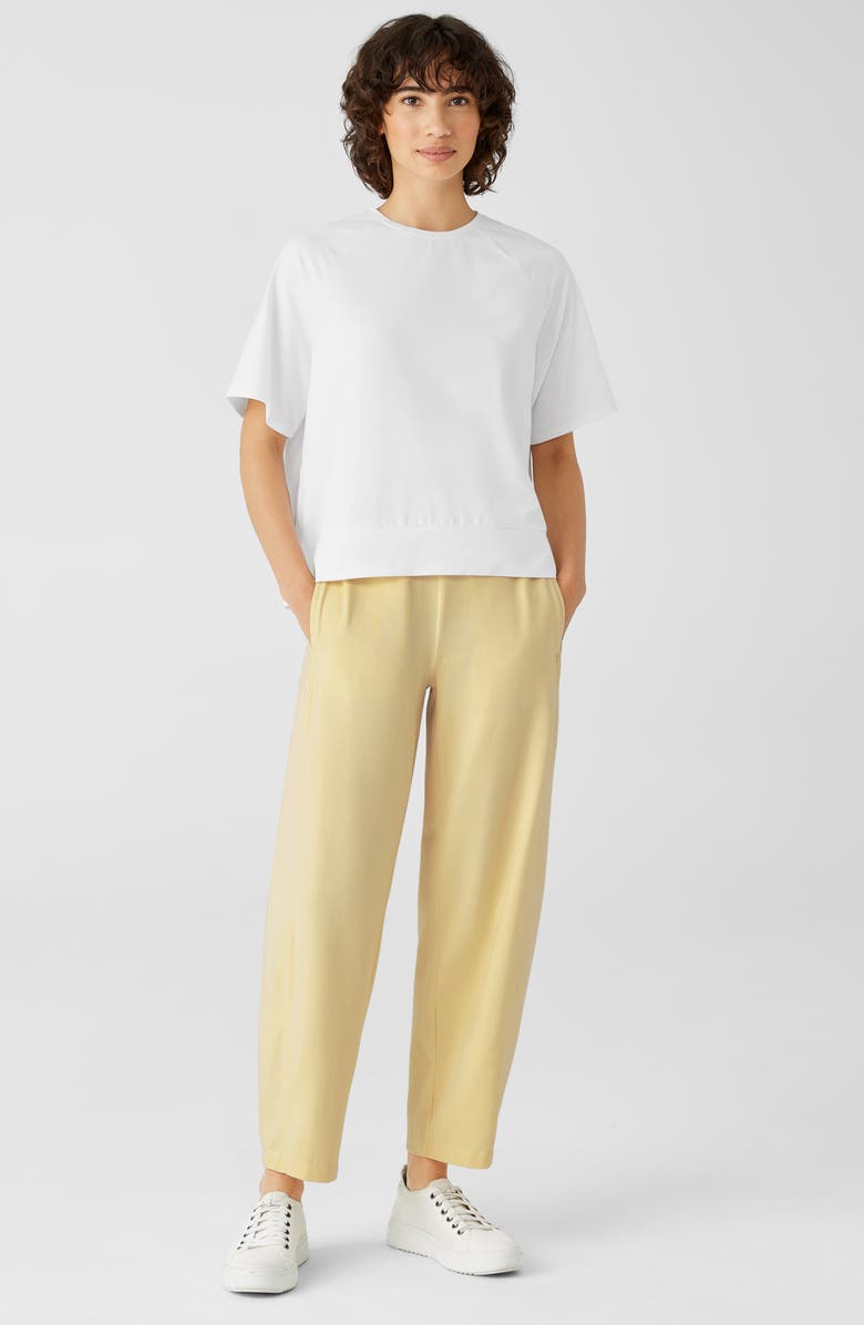 Eileen Fisher Stretch Organic Cotton Boxy Top, Alternate, color, 