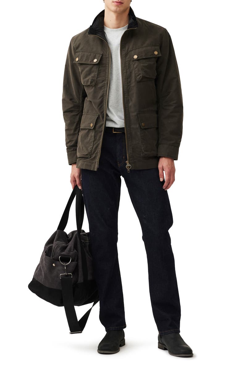 Rodd & Gunn Aberdeen Field Jacket with Removable Interior Liner Jacket, Alternate, color, Deep Olive