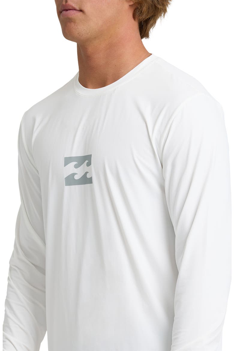 All Day Wave Graphic Long Sleeve UPF 50+ Surf T-Shirt, Alternate, color, WHITE