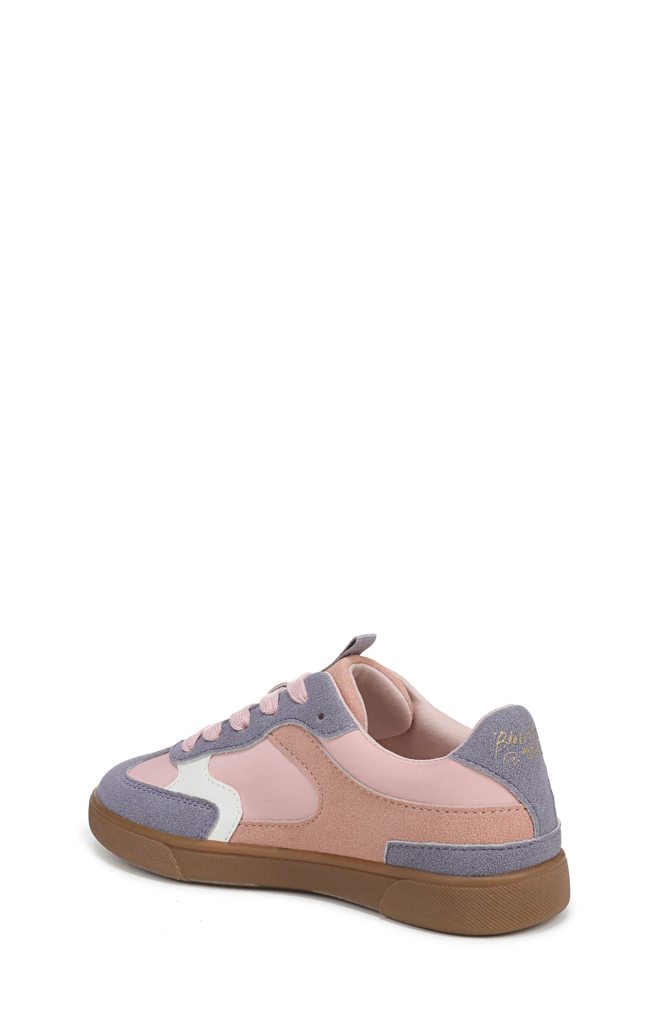 Blowfish Malibu Kids' Tastic Sneaker, Alternate, color, Pink / Iris Purple Faux Suede