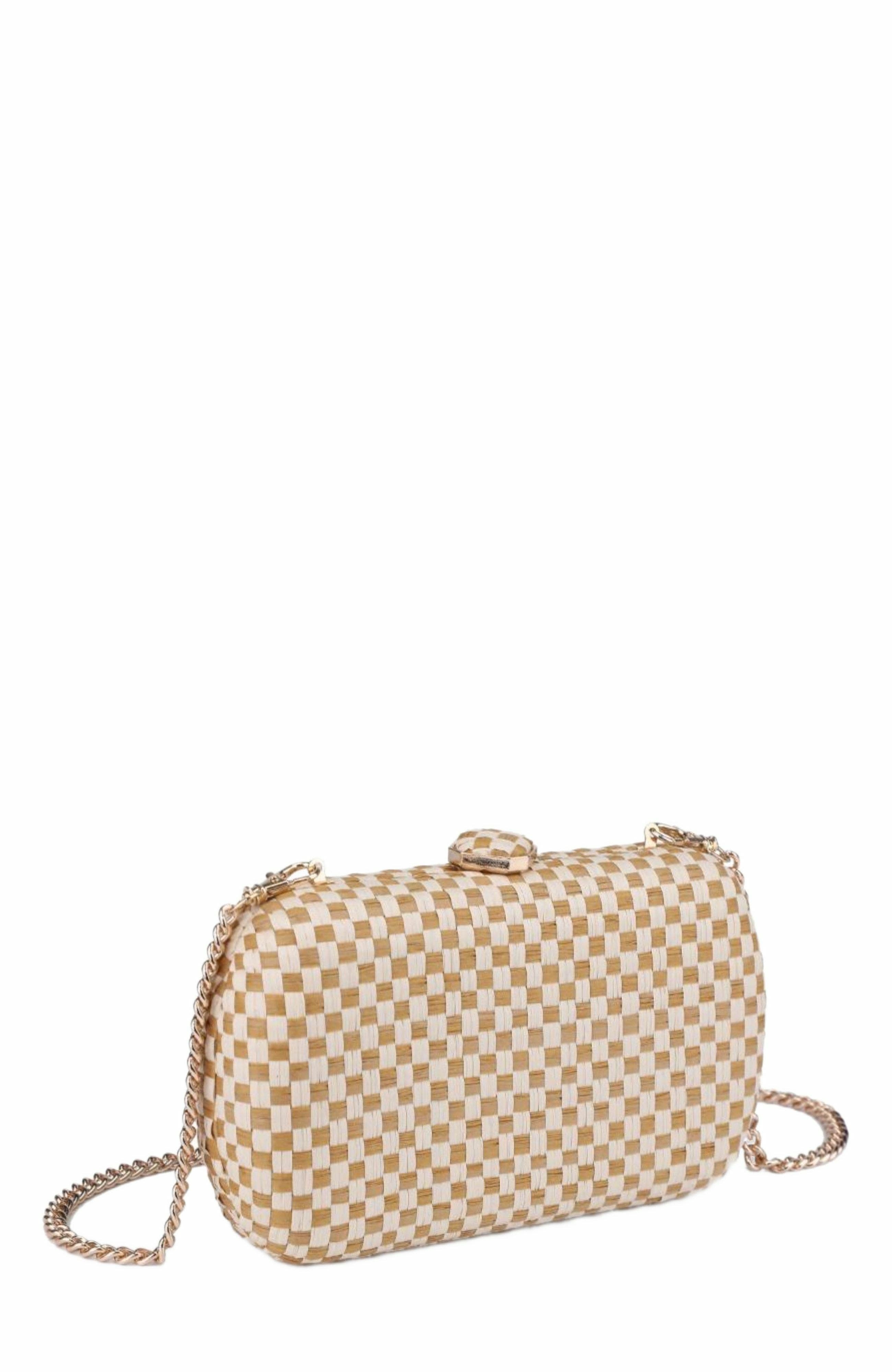 MODA LUXE Roxie Evening Bag, Alternate, color, Natural Tan