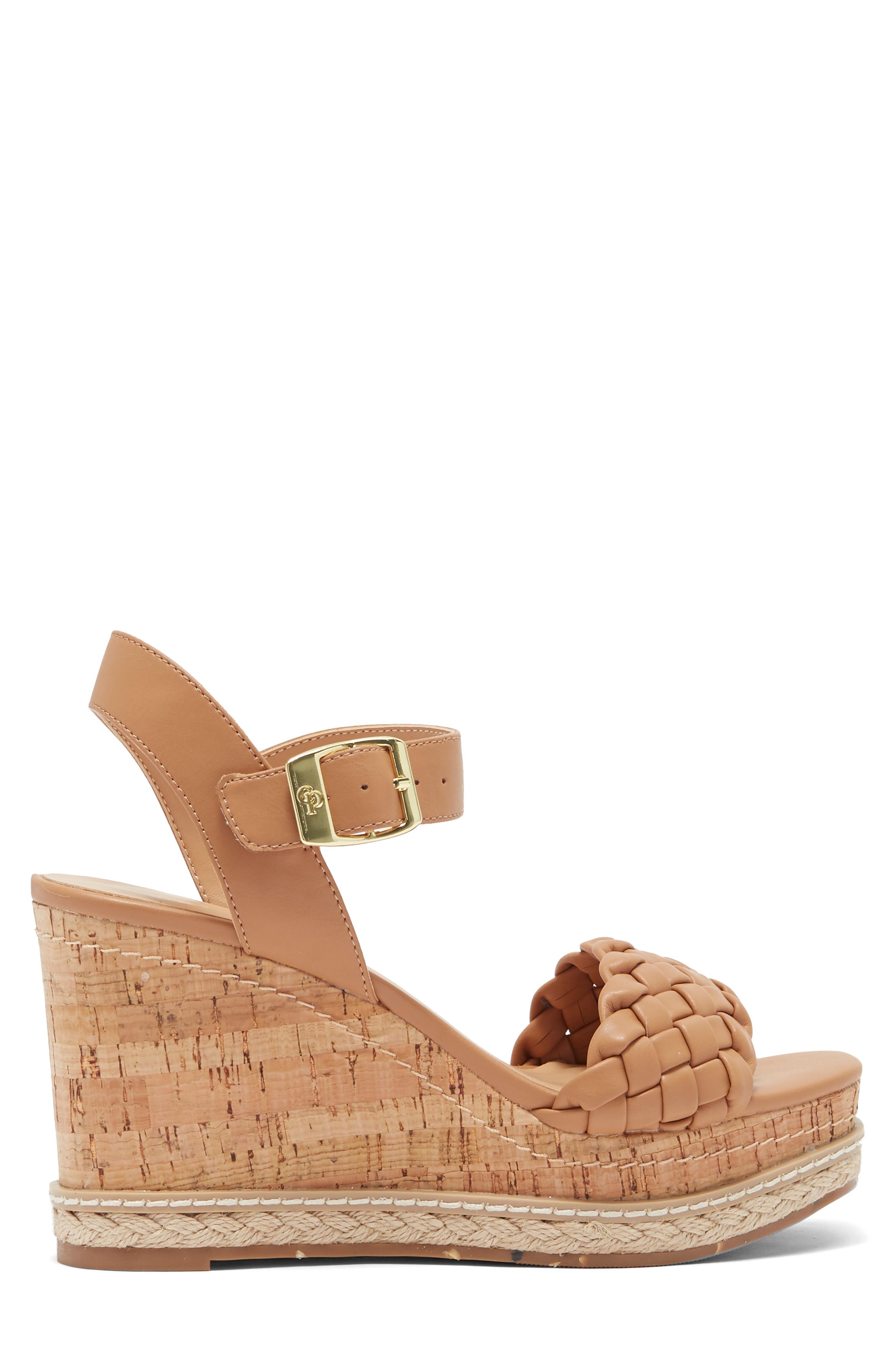 Jitney Espadrille Platform Wedge Sandal, Alternate, color, CAMEL PARI