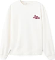 MANGO TEEN New Vibes Graphic Sweatshirt