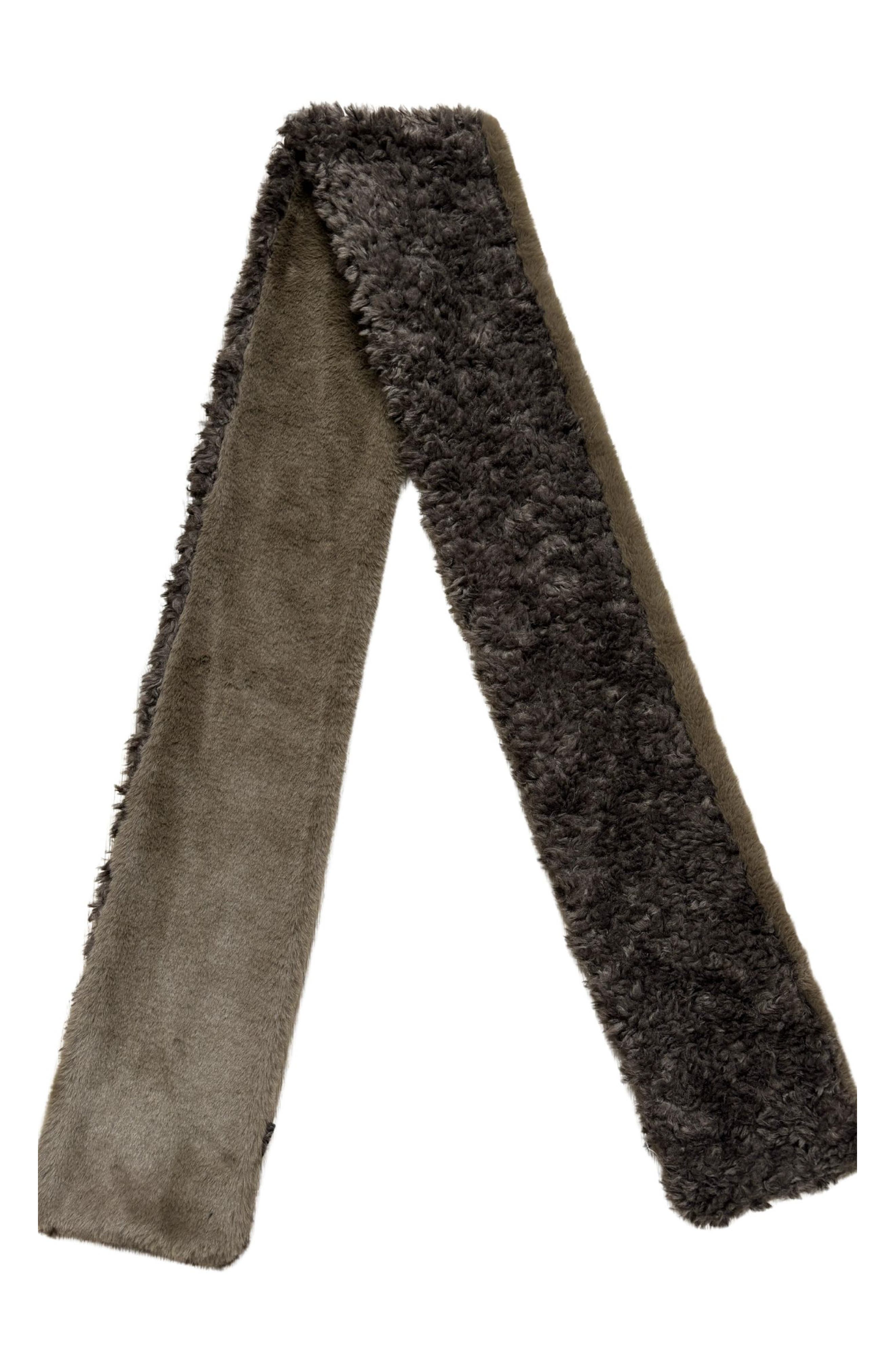 Reversible Faux Fur Scarf