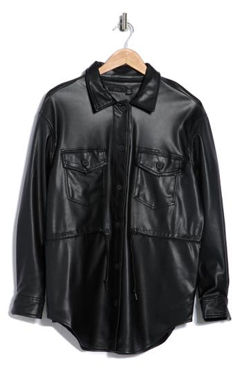 Rdi Faux Leather Jacket In Black