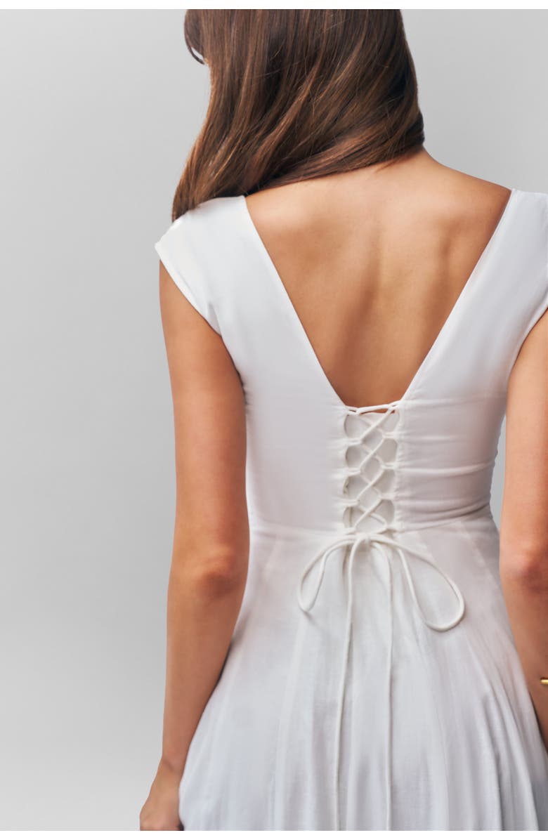 Guizio Leila Linen Dress, Alternate, color, 