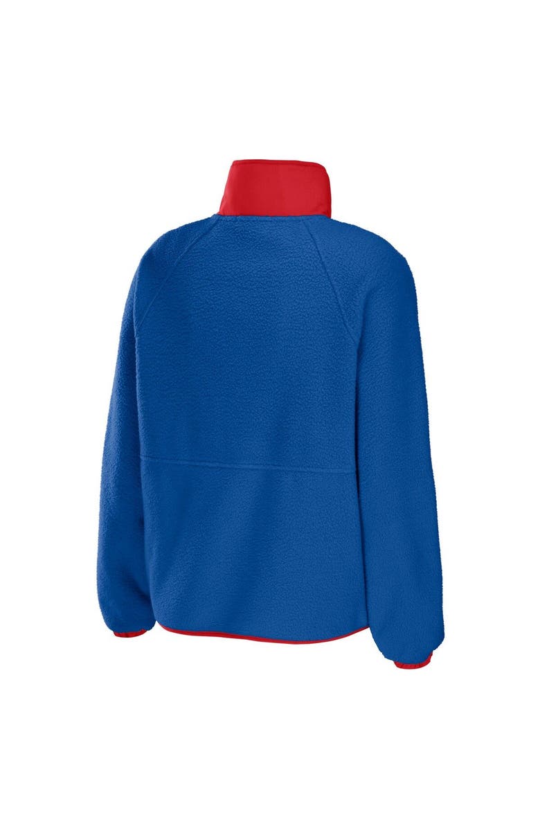 WEAR by Erin Andrews Women's WEAR by Erin Andrews Royal Buffalo Bills Polar Fleece Raglan Full-Snap Jacket, Alternate, color, Royal
