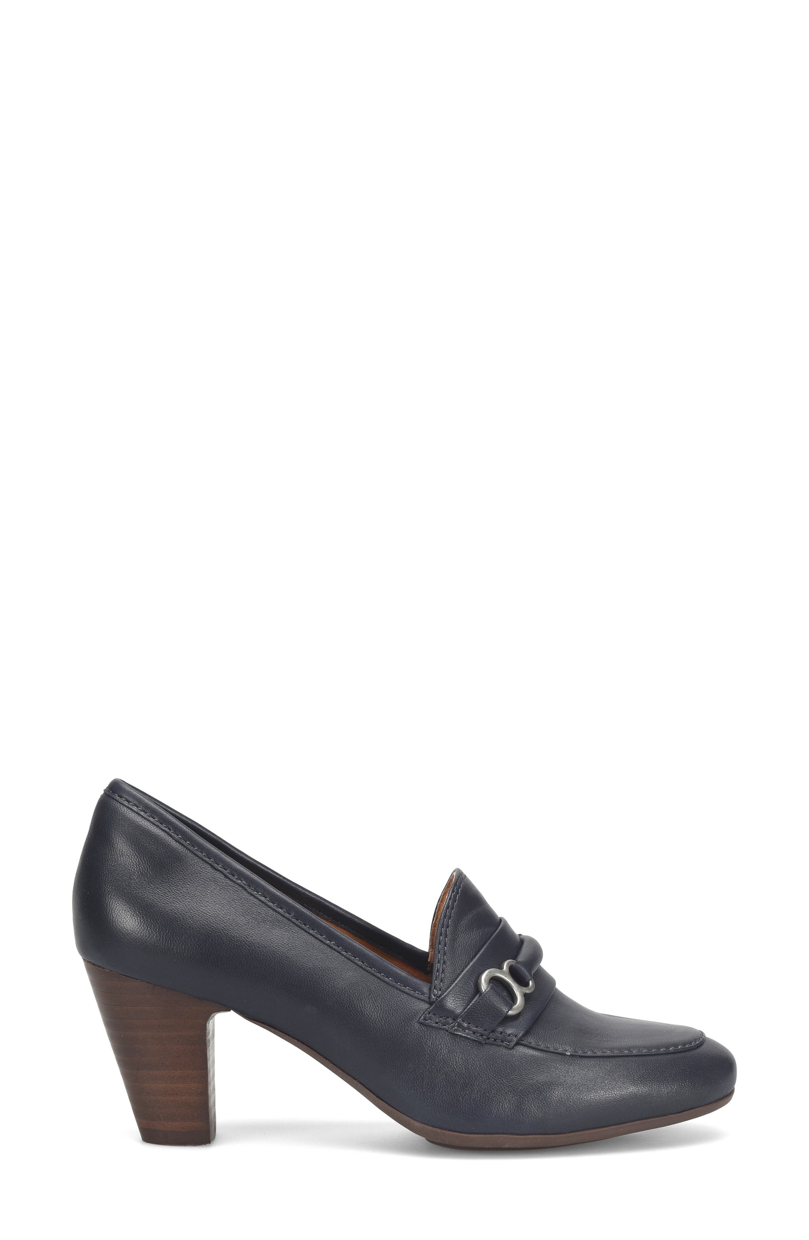 Söfft Leona Bit Loafer Pump, Alternate, color, Sky Navy