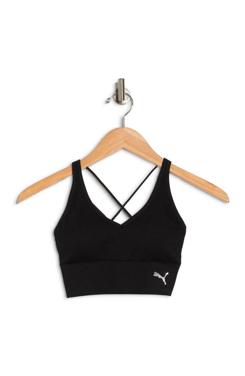 PUMA Seamless Strappy Sports Bra Top, Alternate, color, 