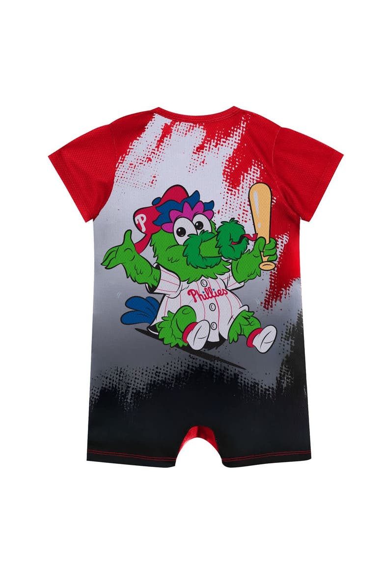 Infant Outerstuff  Red Philadelphia Phillies Baby Mascot Bodysuit, Alternate, color, Red