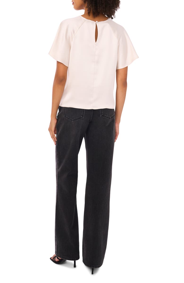 1.STATE Raglan Short Sleeve Satin Top, Alternate, color, Feather Grey