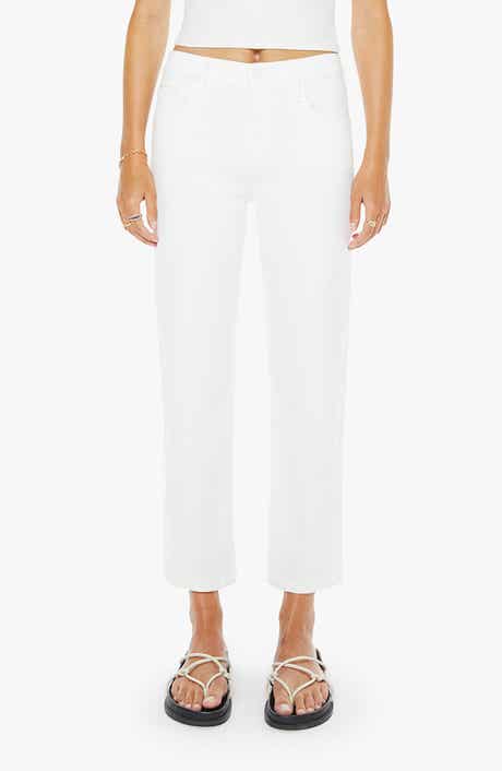 The Newbie High Waist Crop Straight Leg Jeans