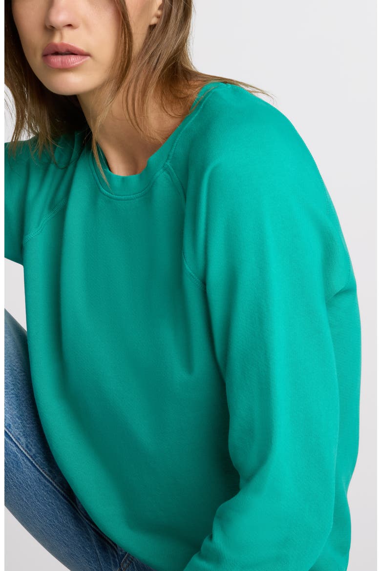 The Raglan Sweatshirt, Alternate, color, Peacock