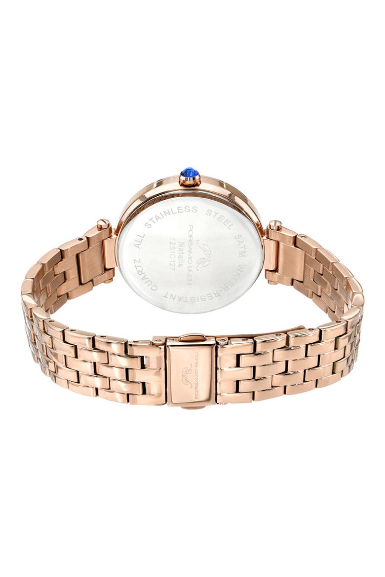 Natalie Bracelet Watch, 36mm, Alternate, color, ROSE