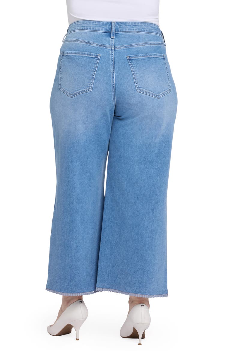 Brodi High Waist Crochet Trim Jeans, Alternate, color, VISTA LAKES