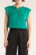 rag & bone Maple Cap Sleeve Satin Top