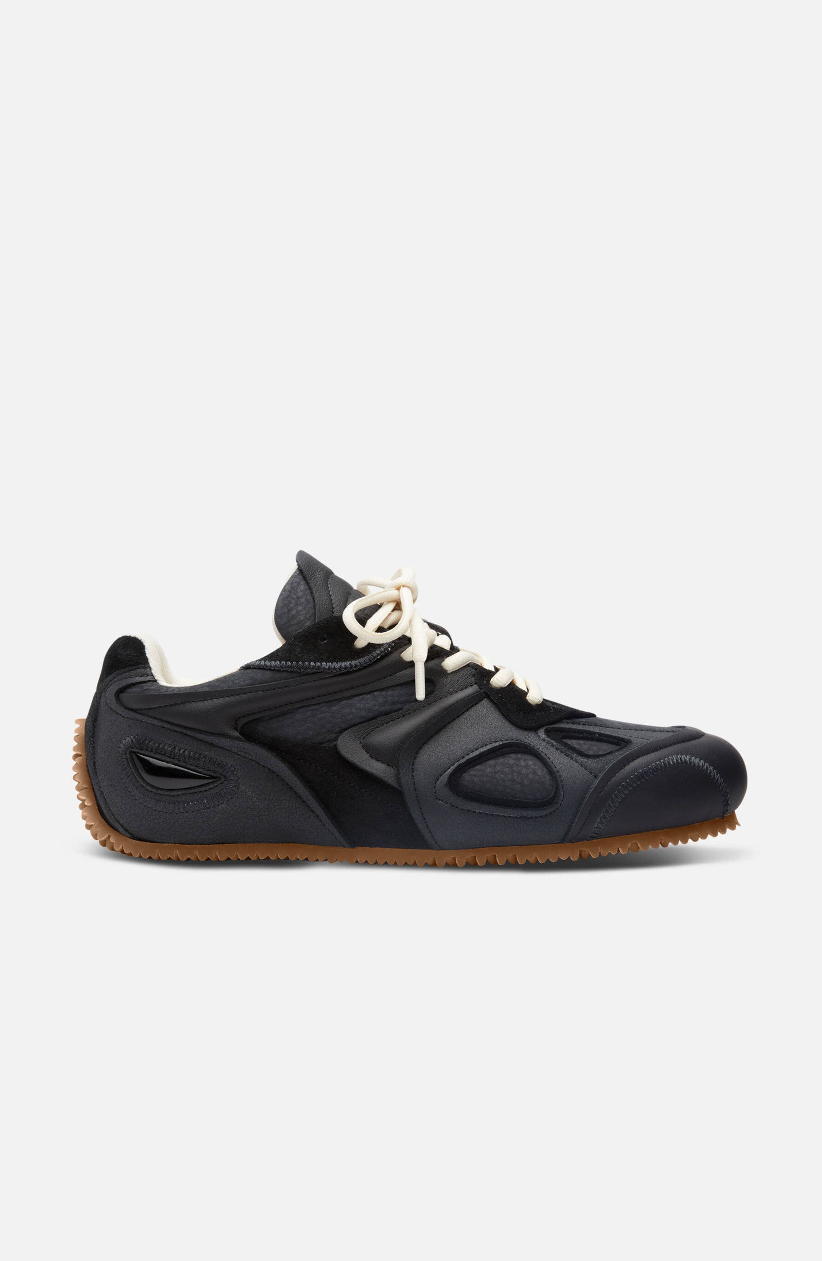 Axel Arigato Slow Leather Runner, Main, color, Black/Gum
