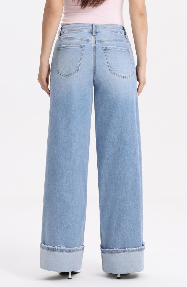 Bayeas Mid Rise Super Wide Leg Jeans, Alternate, color,
