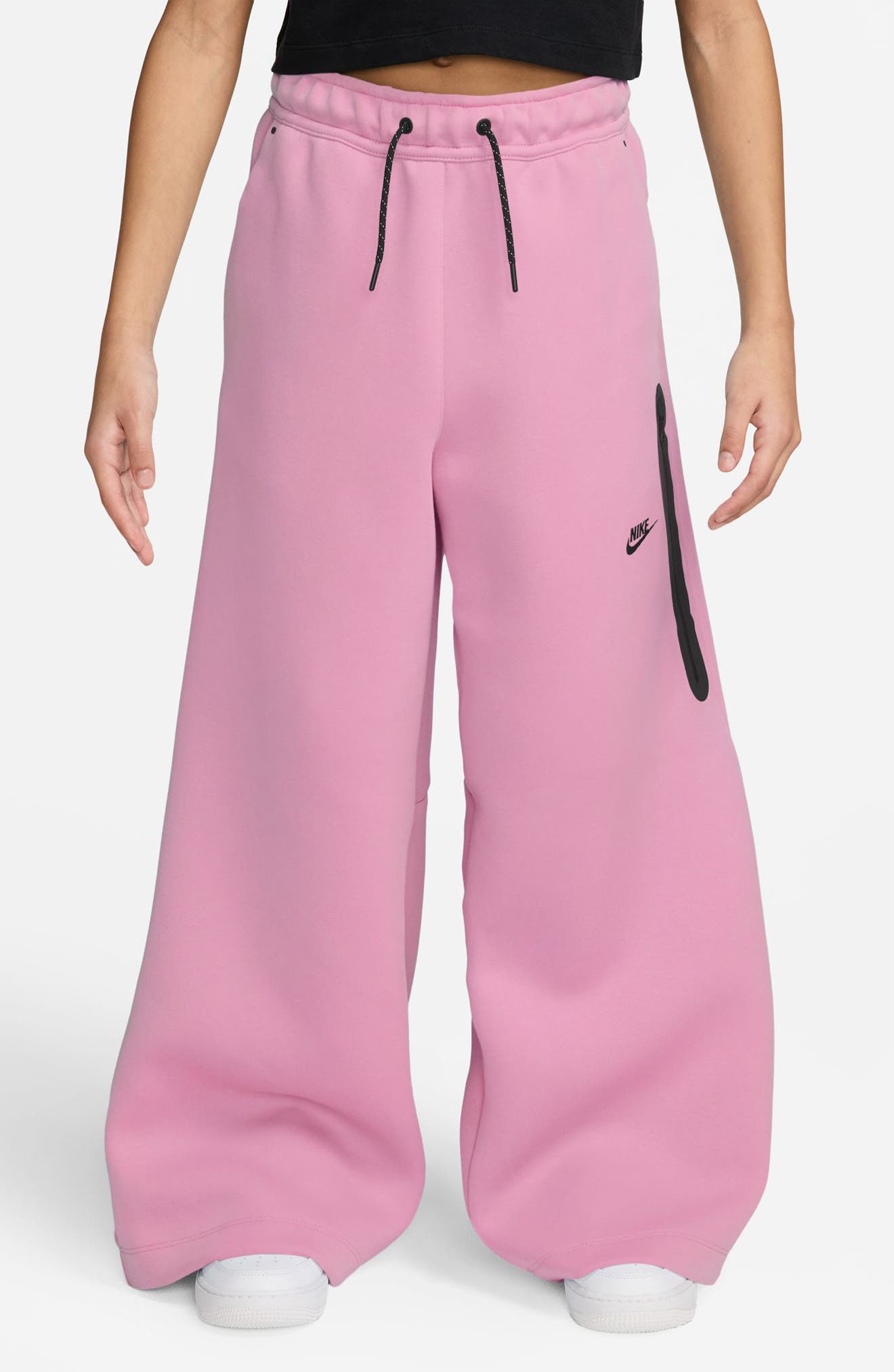 Nike Kids' Nike Sportswear Tech Fleece Wide Leg Pants | Nordstrom