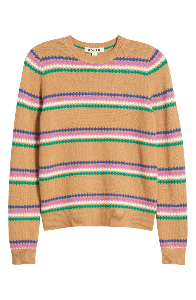Boden Edie Fair Isle Sweater, Alternate, color, 