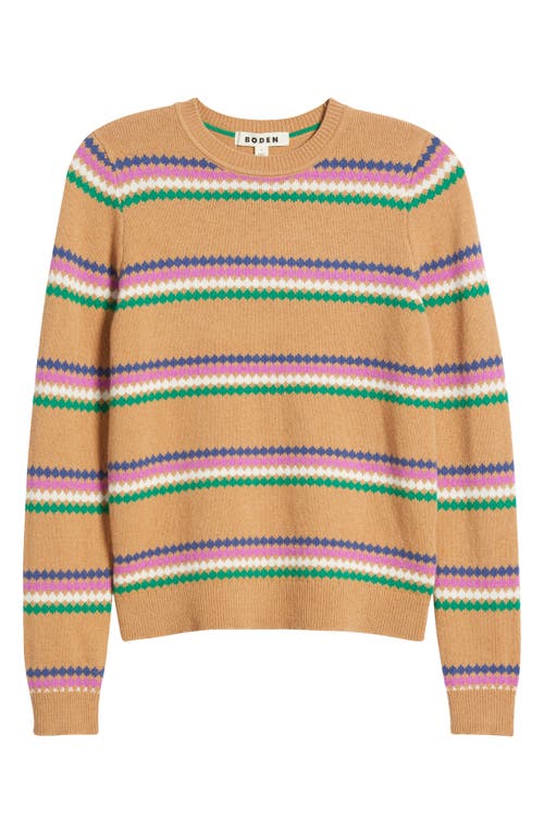 BODEN BODEN EDIE FAIR ISLE SWEATER