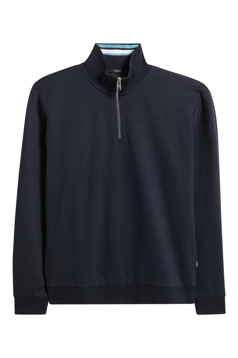 Stimmann Half Zip Top, Alternate, color, DARK BLUE