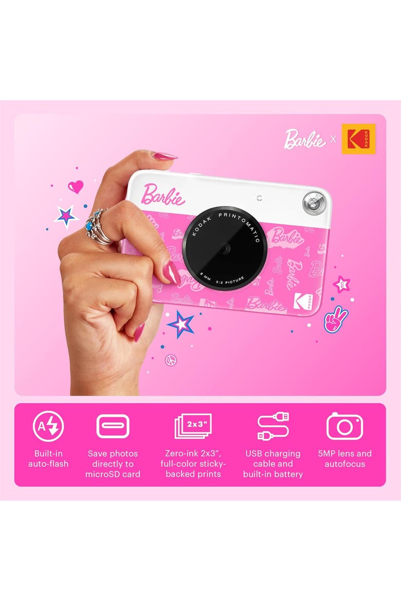 x Barbie Printomatic Camera Deluxe Bundle, Alternate, color, Light Pink