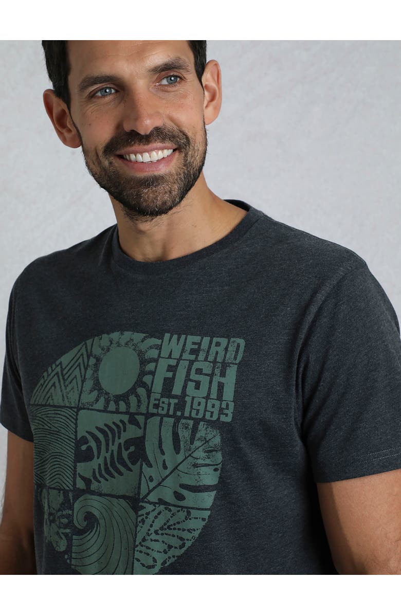 Weird Fish Summer Sector Graphic T-Shirt, Alternate, color, Washed Black