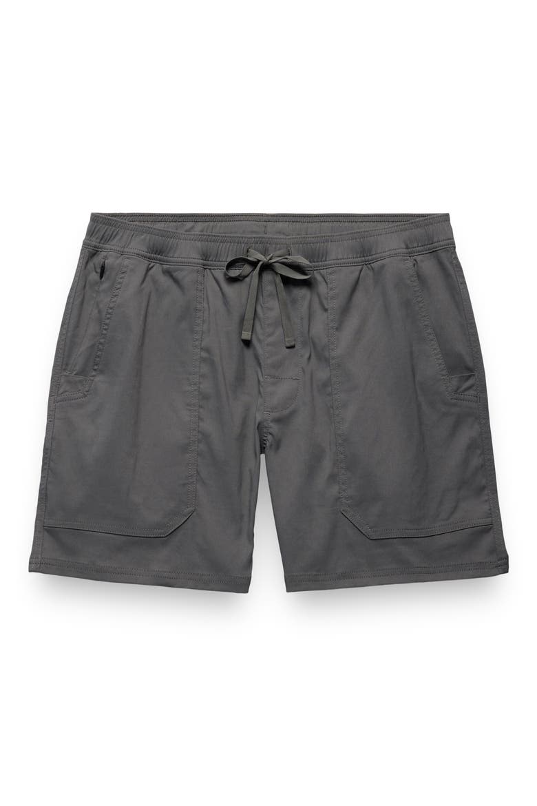Stretch Zion™ Drawstring Waist Shorts, Alternate, color, THYME