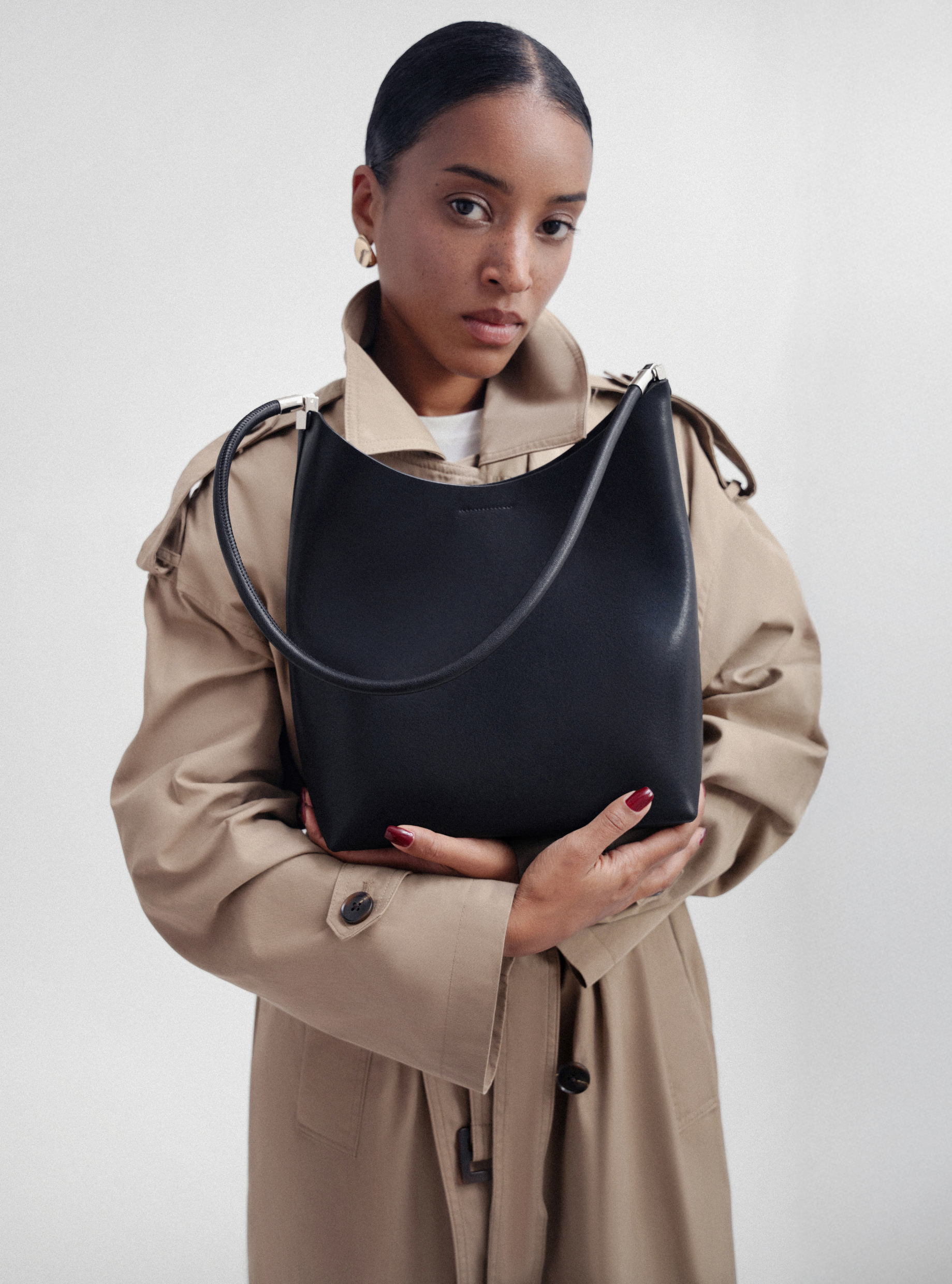 Bob Oré Blue Collection Eclipse Handbag, Alternate, color, Black