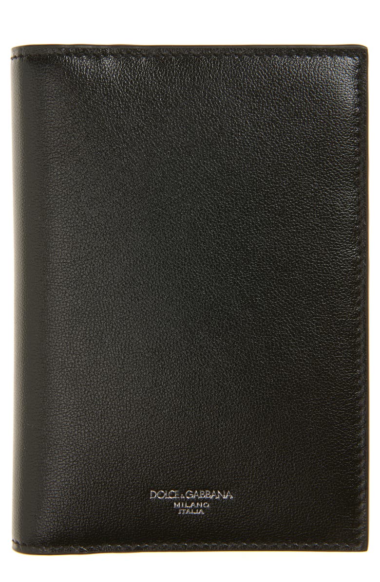 Dolce&Gabbana Leather Passport Holder, Main, color,