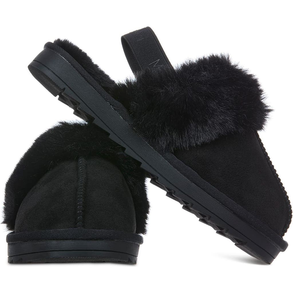 Memoi Little Kids' Fluffy Slide Slingback Slippers In Multi