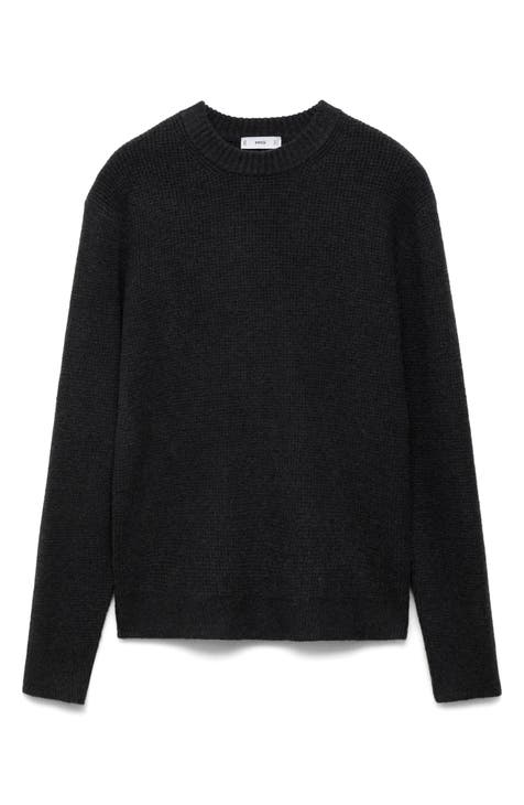 Men's sold Nordstrom Black Coolmax Crewneck Sweater Size Small