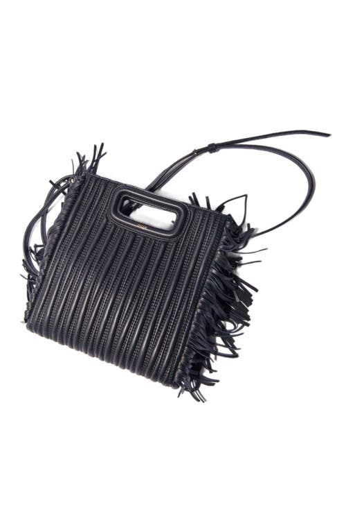 Maje M Tote Bag In Black