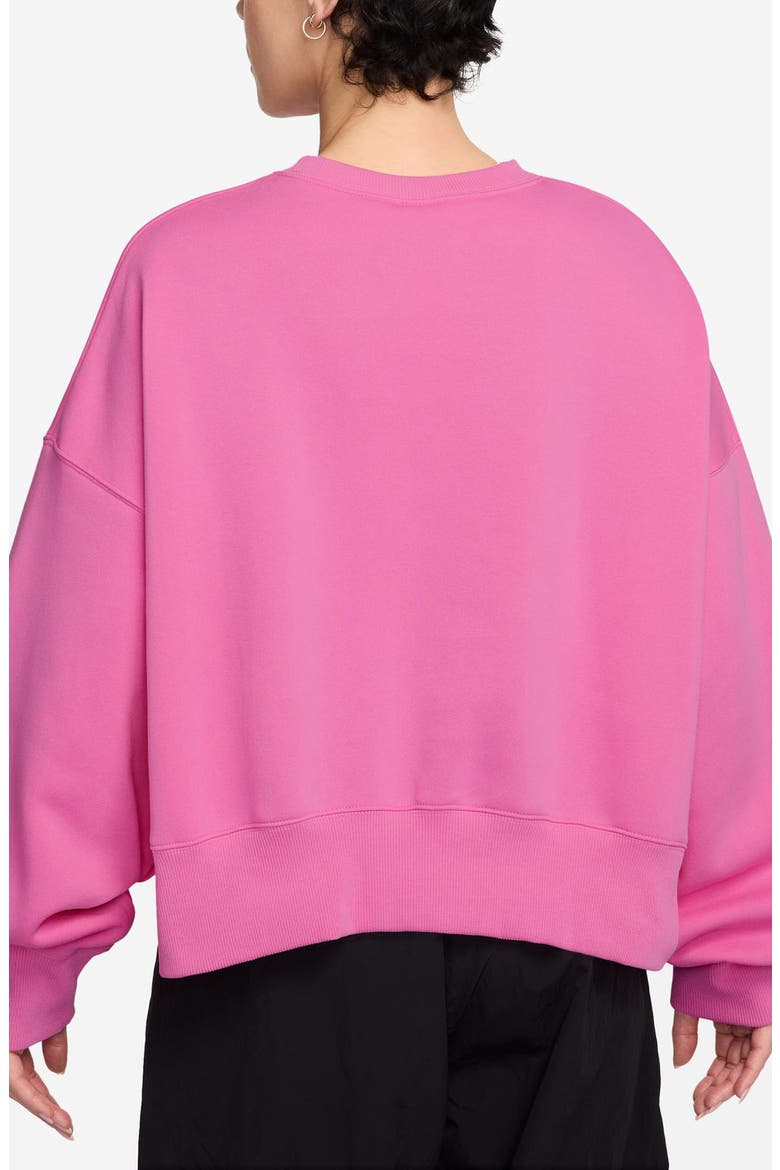 Phoenix Fleece Crewneck Sweatshirt, Alternate, color, PLAYFUL PINK/ SAIL
