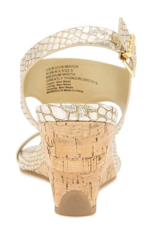 REACTION KENNETH COLE REACTION KENNETH COLE GREATLY PLATFORM WEDGE SANDAL