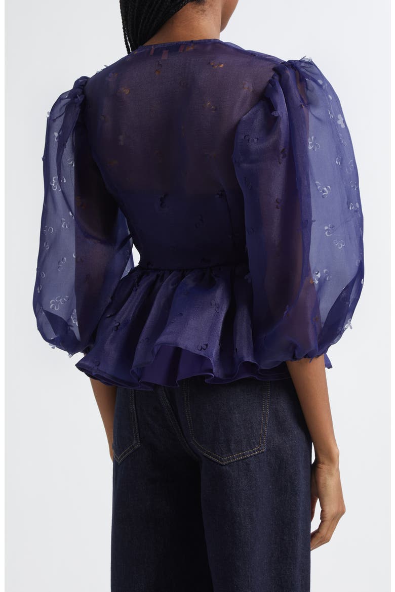 Floral Organza Top, Alternate, color, DITZY FLORAL
