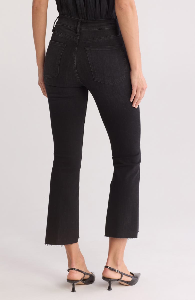 FRAME Le Crop Mini Boot Stagger Raw Hem Crop Bootcut Jeans, Alternate, color,