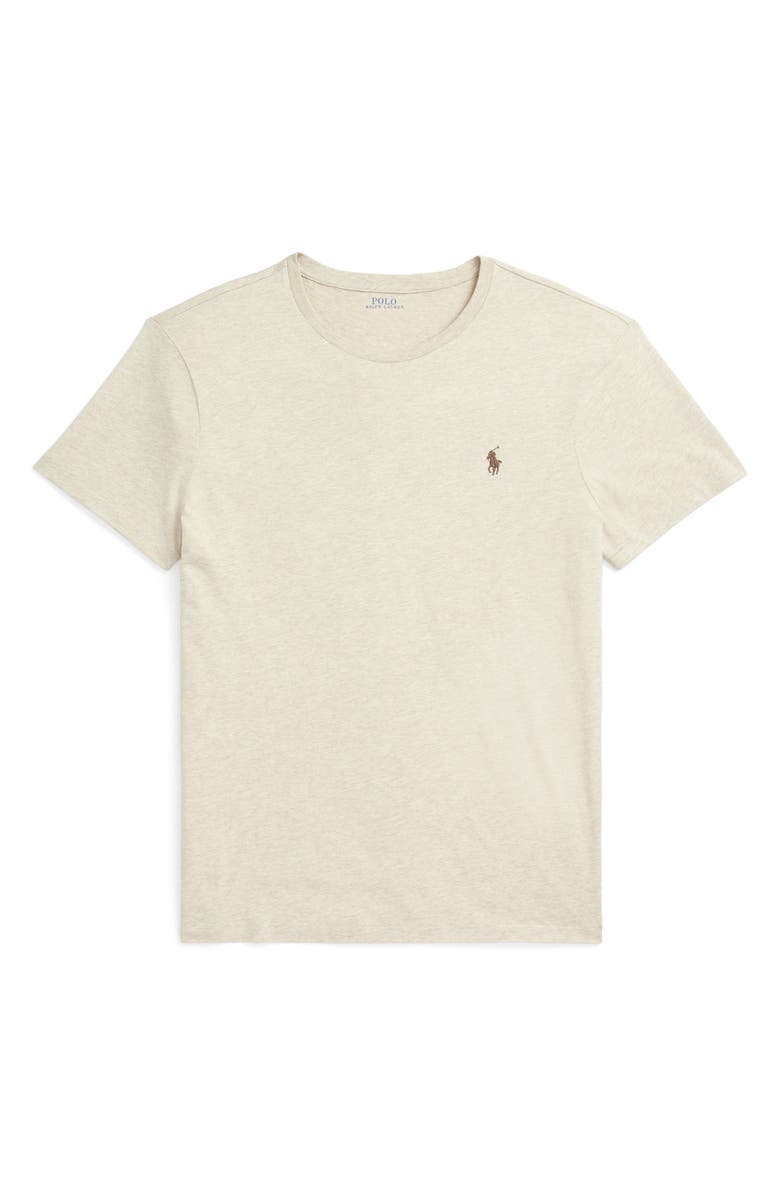 Polo Ralph Lauren Classic Fit Jersey Crewneck T-Shirt, Alternate, color, Expedition Dune Heather
