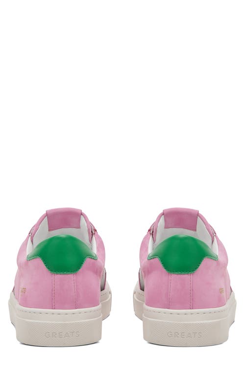 Greats Royale 2.0 Leather Sneaker In Pink