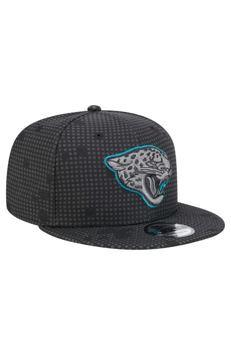 New Era Men's New Era Black Jacksonville Jaguars Midnight Ink Pop Outline 9FIFTY Snapback Hat, Alternate, color, Black