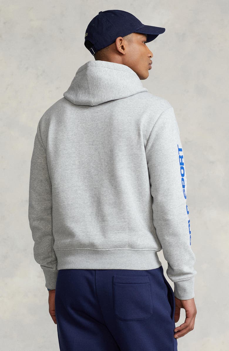 Polo Ralph Lauren Sport Logo Fleece Hoodie, Alternate, color,