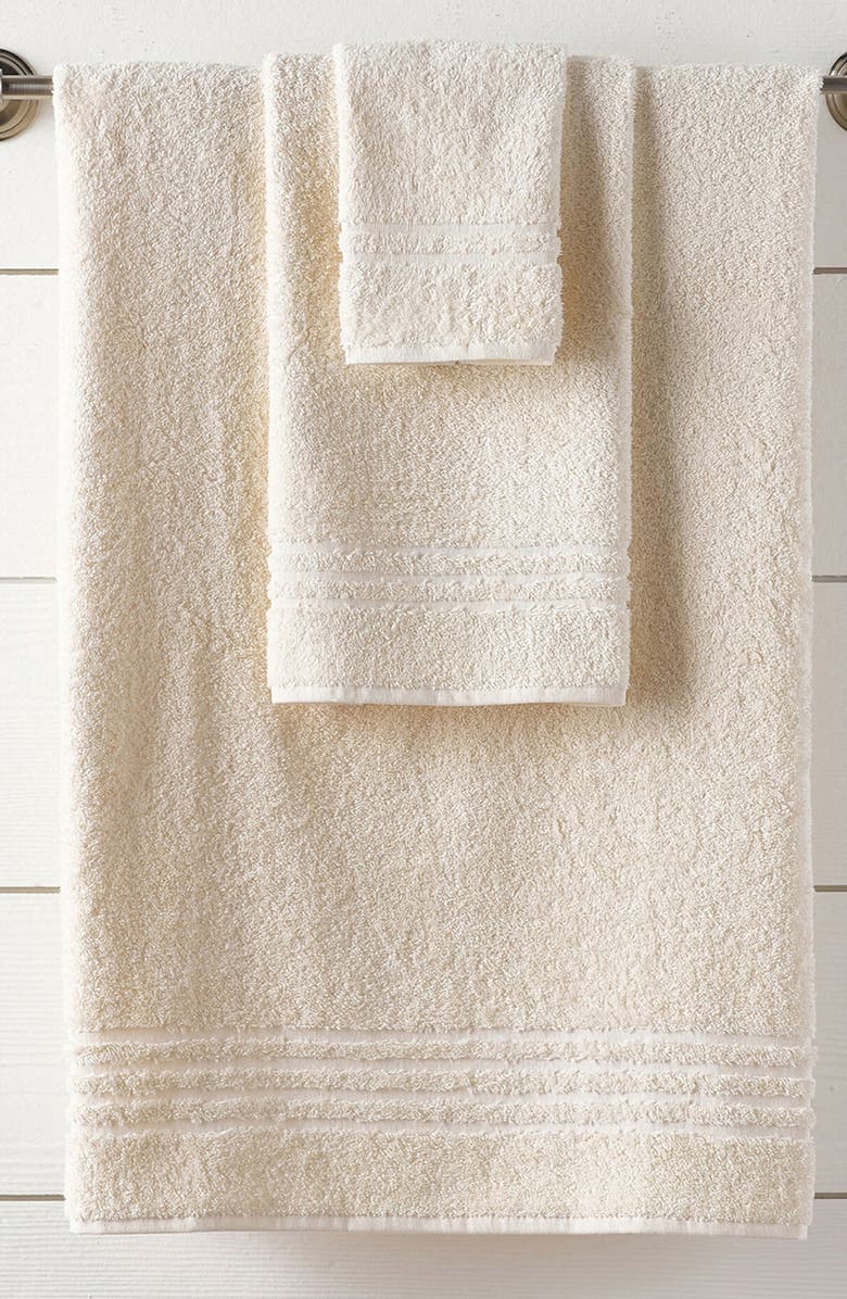 ELLA JAYNE HOME Solid Cotton 12-Piece Towel Set, Alternate, color, Ivory