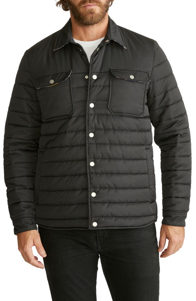 Robert Graham Quilted Shirt Jacket, Main, color,